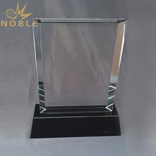 Rectangular Crystal Plaque Trophy