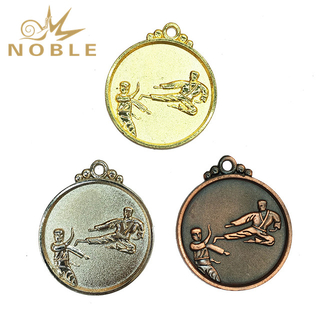 Metal Gold Sports Blank Taekwondo Medal