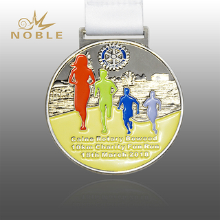 Top Quality Sports Painting Custom Running Medal