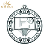 New Design Metal Silver Basketball Medal