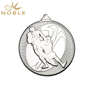 New Design Metal Silver Sports Medal