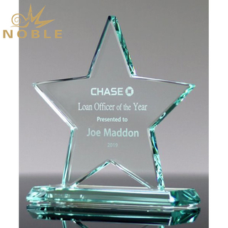 Jade Glass Star Trophy
