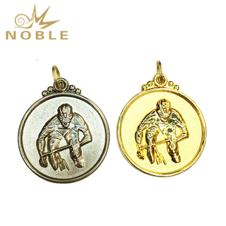 2019 Metal Gold Silver Sports Bicycle Medal