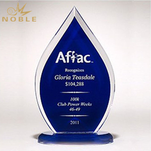 Acrylic Blue Flame Award