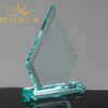 Beveled Jade Acrylic Diamond Trophy