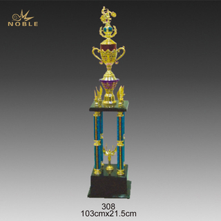 Godness Figurine Large Column Metal Sports Cup 