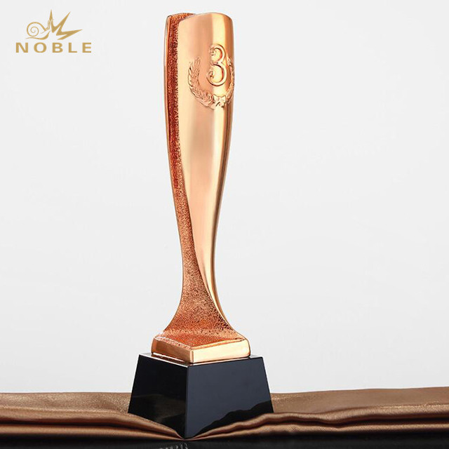 Custom Gold Silver Copper Plated Resin Trophy