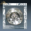 Noble Rectangular Blank Custom Crystal Clock Award