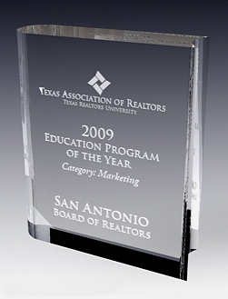 Hot Sale Crystal Book Award