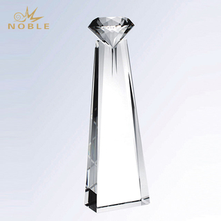 Wholesale Clear Crystal Diamond Trophy