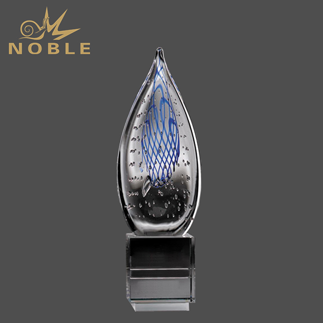 57---071 JC-0830-HR Fontana Crystal Art Glass Award