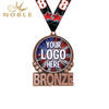 Bronze Custom Insert Medal 