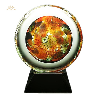 Meridian Terra Disk Art Glass Award
