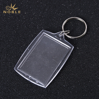 Blank Plastic Acrylic Keychain