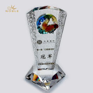 Noble Awards Crystal Liu Li Trophy