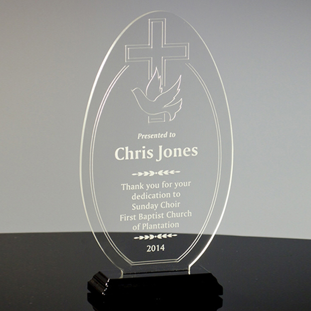 53---eligious_cross-dove-acrylic-award_religious 9.75''