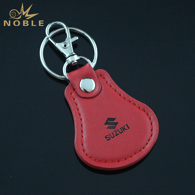 Red Leather Keychain With Silver Key Ring - Buy Hot sale wholesale ...
