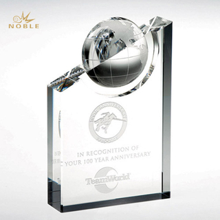 Wholeslae Crystal Globe Trophy