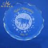 Zodiac Taurus Gem Cut Crystal Paperweight 