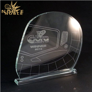 Crystal Racing Helmet Trophy 