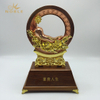 Metal Home Decoration Gift on Wood Base