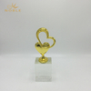 Custom Metal Heart Trophy with Base