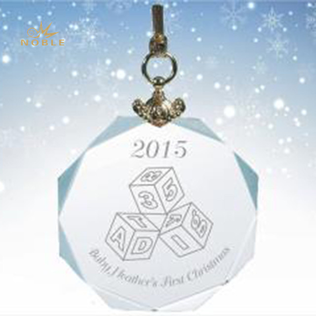 12---Crystal Octagon Ornament