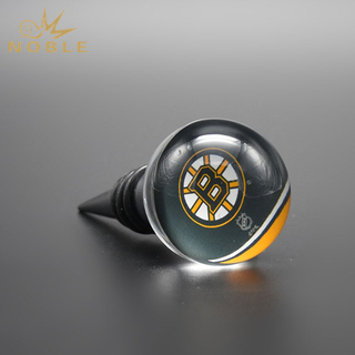 Custom Crystal Wine Bottle Stopper For Souvenir