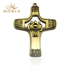 Cross Design Gold Metal Medal