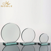 Round Shape Glass Trophy For Engraving