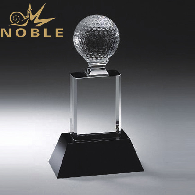 Free Engraving Custom Crystal Golf Award