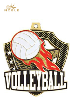 Volleyball Sports Custom Design Medal