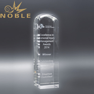 3D Laser Crystal Cube Tower with Dome