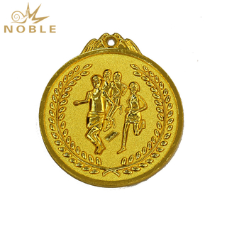 Gold Running Sports Medal