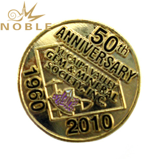 Gold Color Custom Metal Lapel Pins 