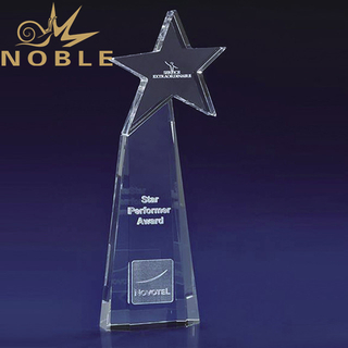 Best Selling Crystal Star Award with 3d Laser Engraving 