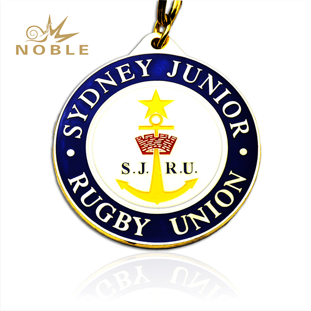 Custom Rugby Medal for Sports Games