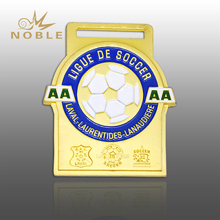 Unique Design Soccer Medal For Souvenir
