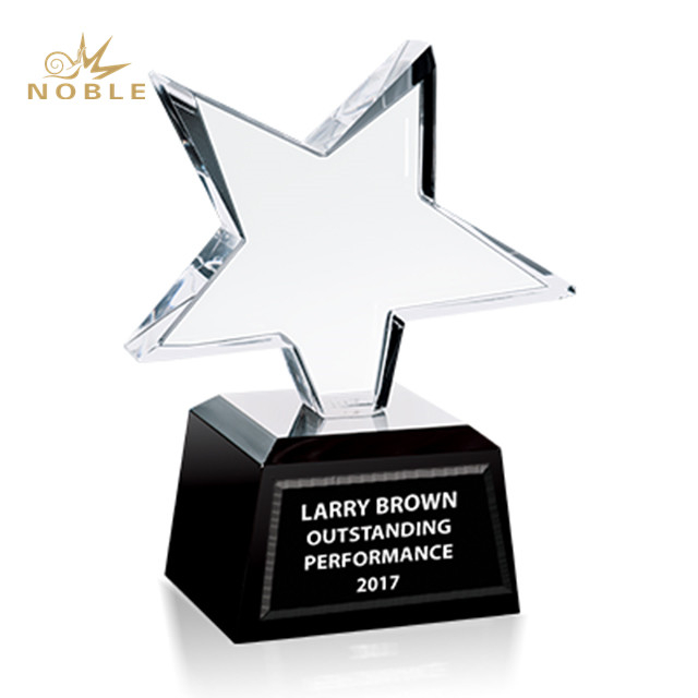 Wholesale Supplier Star Trophy with Crystal Base
