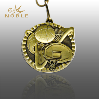 Custom Sports Basketball Medal 