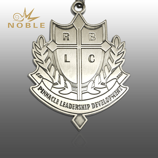 Antique Silver Medal with Your Company Logo 