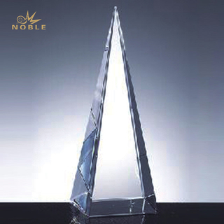 Blank Crystal Pyramid Trophy