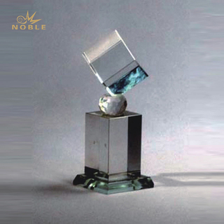 Cube Trophy Crystal Award