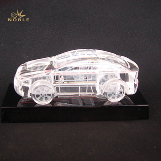 Crystal Car Model on Black Base