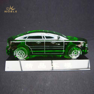 Custom Green Crystal Car Model