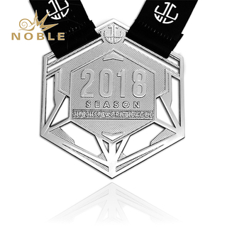 Custom Large Silver Medal