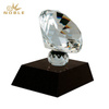 Diamond Crystal Award with Black Pedestal Base