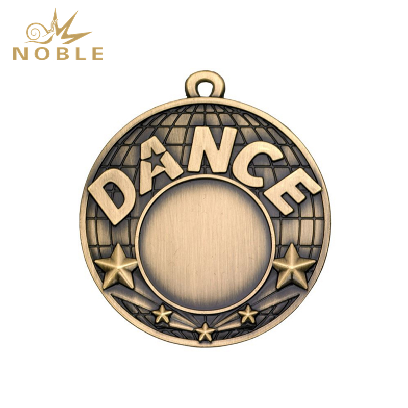 934---033 Dance Gold Shooting Star Medal 50mm