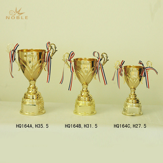  New Design Gold Color Metal Sports Dance Competition Trophy Cup 