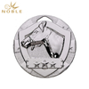 Silver Mini Shield Horse Medal